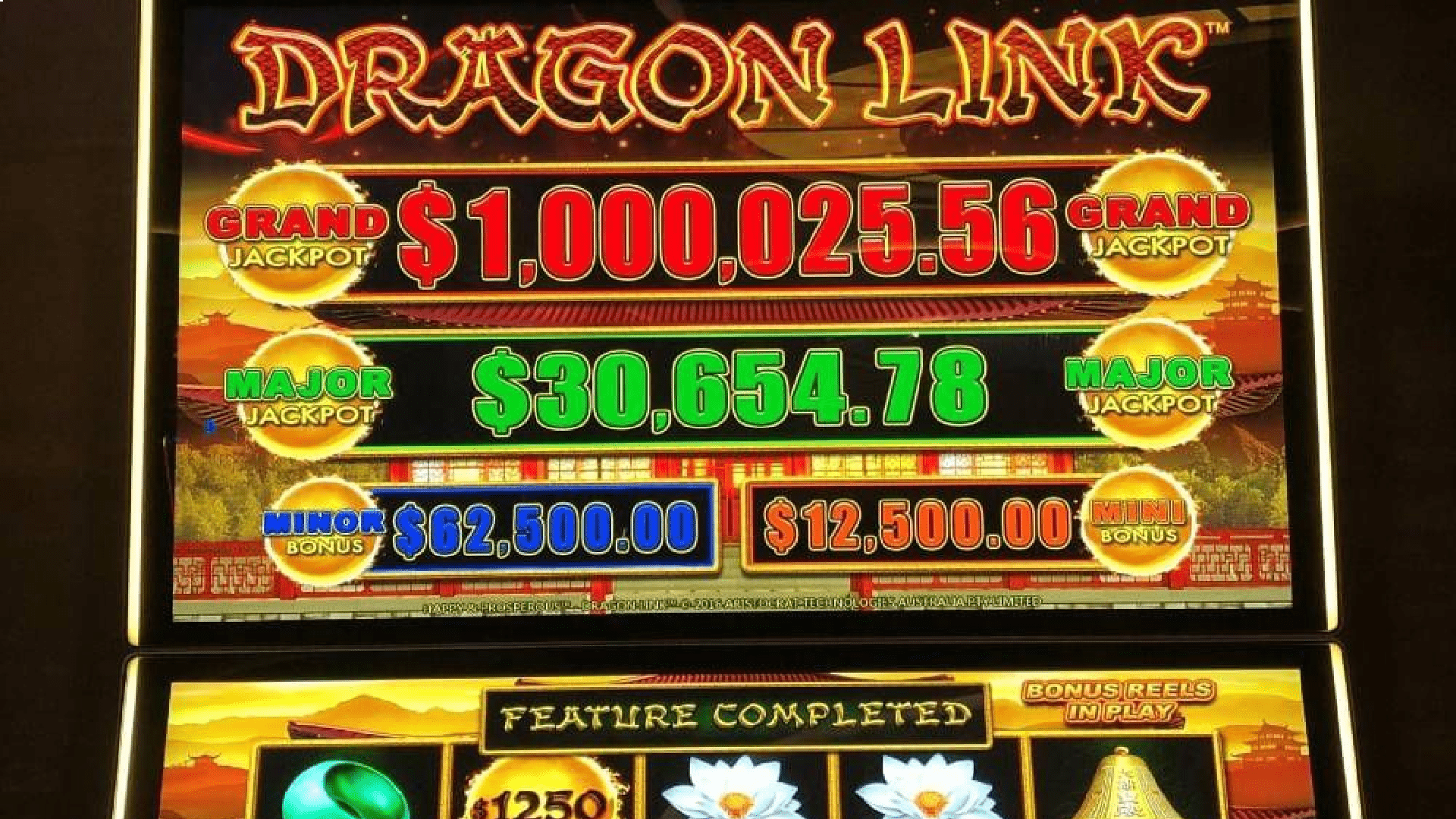 Aristocrat Brings First $2M Dragon Link Slots to Venetian Las Vegas