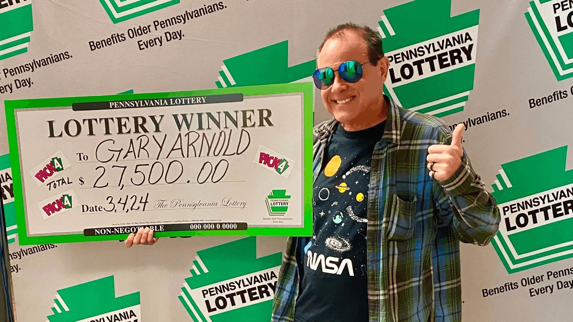 Three-Time Lottery Winner Says ‘Aliens’ Gave Him the Numbers